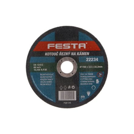 FESTA Rezný kotúč na kameň 150 x 2,5 x 22,2 mm