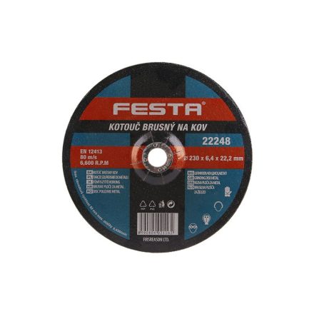 FESTA Čistiaci kotúč na kov 230 x 6,4 x 22 mm
