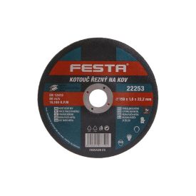 FESTA Rezný kotúč na kov 150 x 1,6 x 22,2 mm FESTA Rezný kotúč na kov 150 x 1,6 x 22,2 mm