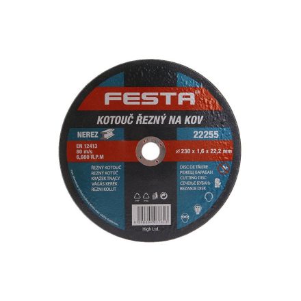 FESTA Rezný kotúč na kov 230 x 1,6 x 22,2 mm
