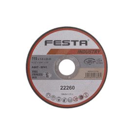 FESTA INDUSTRY Rezný kotúč na kov 115 x 1,0 x 22,2 mm FESTA INDUSTRY Rezný kotúč na kov 115 x 1,0 x 22,2 mm