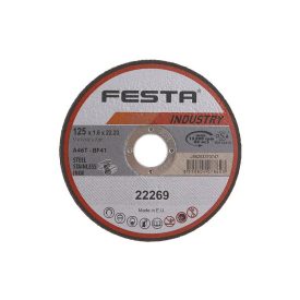 FESTA INDUSTRY Rezný kotúč na kov 125 x 1,6 x 22,2 mm FESTA INDUSTRY Rezný kotúč na kov 125 x 1,6 x 22,2 mm