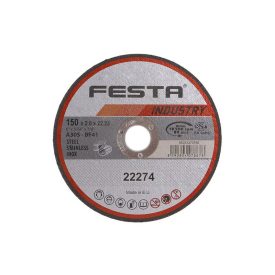 FESTA INDUSTRY Rezný kotúč na kov 150 x 2,0 x 22,2 mm FESTA INDUSTRY Rezný kotúč na kov 150 x 2,0 x 22,2 mm