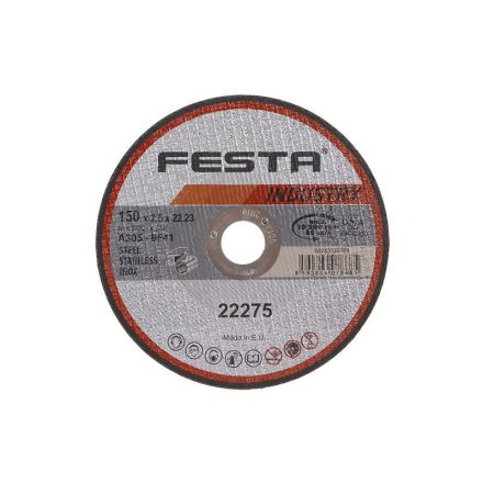 FESTA INDUSTRY Rezný kotúč na kov 150 x 2,5 x 22,2 mm