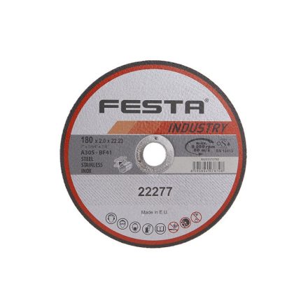 FESTA INDUSTRY Rezný kotúč na kov 180 x 2,0 x 22,2 mm