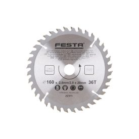 FESTA Pílový kotúč na drevo 160 x 20 x 2,0 mm / 36T FESTA Pílový kotúč na drevo 160 x 20 x 2,0 mm / 36T