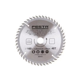 FESTA Pílový kotúč na drevo 160 x 20 x 2,0 mm / 48T FESTA Pílový kotúč na drevo 160 x 20 x 2,0 mm / 48T