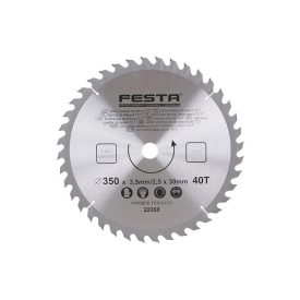 FESTA Pílový kotúč na drevo 350 x 30 x 2,5 mm / 40T FESTA Pílový kotúč na drevo 350 x 30 x 2,5 mm / 40T