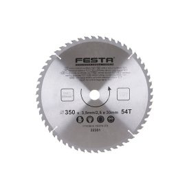 FESTA Pílový kotúč na drevo 350 x 30 x 2,5 mm / 54T FESTA Pílový kotúč na drevo 350 x 30 x 2,5 mm / 54T