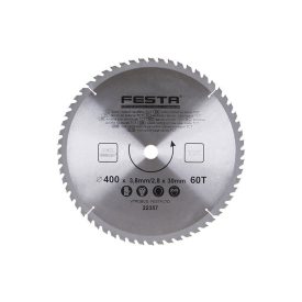 FESTA Pílový kotúč na drevo 400 x 30 x 2,8 mm / 60T FESTA Pílový kotúč na drevo 400 x 30 x 2,8 mm / 60T