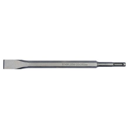 STHOR Plochá stopka dláta 20 x 14 x 250 mm SDS-Plus