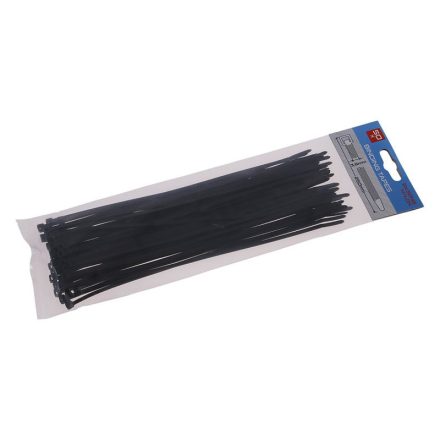Sťahovací pásik 250 x 3,6 mm čierny (50 ks)