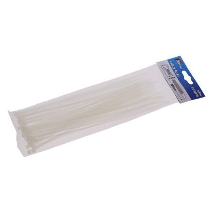 Sťahovací páska 250 x 3,6 mm biela (50 ks)