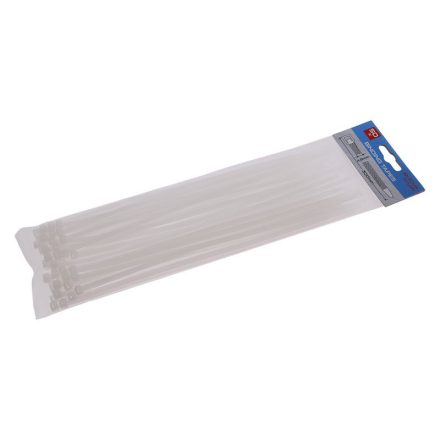 Sťahovací páska 300 x 4,8 mm biela (50 ks)