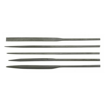 Sada koncových pilníkov VOREL 5 kusov 4,0 x 160 mm / #2 stredná