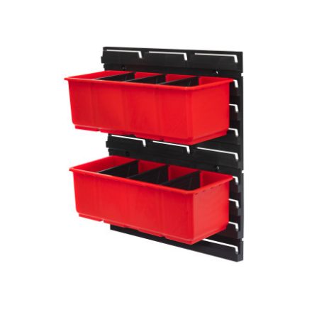 QBRICK SYSTEM ONE Skladacia krabica + QBRICK SYSTEM PRO skladacia krabica so stenou držiakom 5