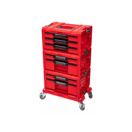 QBRICK SYSTEM PRO Kolesový náradníkový box s 3 zásuvkami