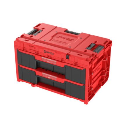 QBRICK SYSTEM ONE Nástrojový kufor so zásuvkami 2.0 červený