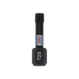 BOSCH Bithegy Torx T25 x 25 mm 1/4" Tic Tac v krabici Kontrola nárazu (25 ks)   BOSCH Bithegy Torx T25 x 25 mm 1/4" Tic Tac v krabici Kontrola nárazu (25 ks)