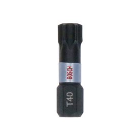 BOSCH Bithegy Torx T40 x 25 mm 1/4" Tic Tac v krabici Kontrola nárazu (25 ks)   BOSCH Bithegy Torx T40 x 25 mm 1/4" Tic Tac v krabici Kontrola nárazu (25 ks)