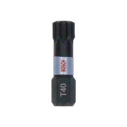 BOSCH Bithegy Torx T40 x 25 mm 1/4" Tic Tac v krabici Kontrola nárazu (25 ks)
