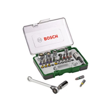 BOSCH Sada račňových bitov a nástrčných kľúčov 27 kusov