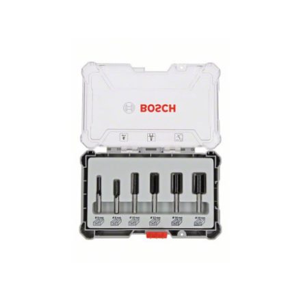 BOSCH Súprava na frézovanie drážok 6 dielov s 8 mm skľučovadlom