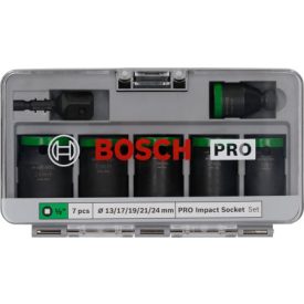 BOSCH PRO Sada skĺkacích kľúčov 7 kusov 1/2" 13-24 mm CrMo   BOSCH PRO Sada skĺkacích kľúčov 7 kusov 1/2" 13-24 mm CrMo