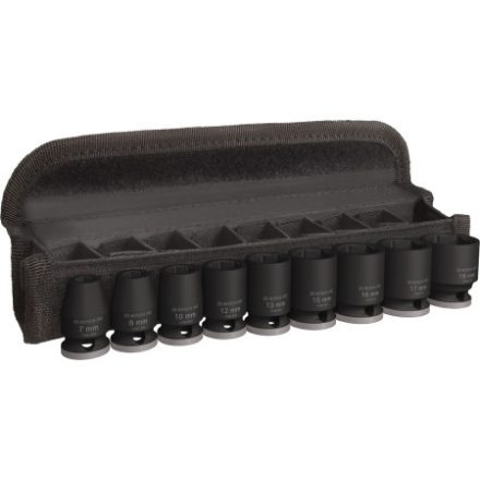 BOSCH PRO Sada nástrčných kľúčov 9 kusov 3/8" 7-19 mm CrMo