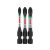 BOSCH PRO Súprava bitových špičiek Impact 3 kusy PZ1 / PZ2 / PZ3 x 55 mm 1/4" Hex