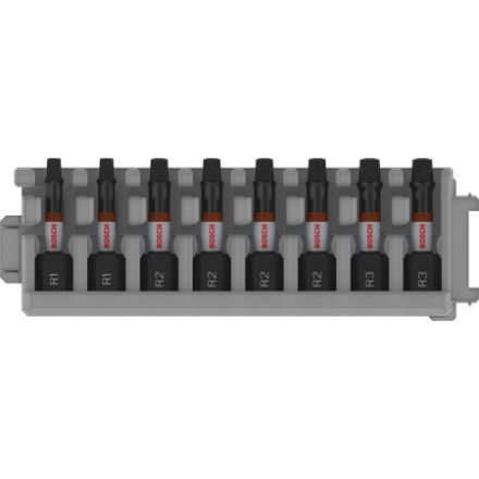 BOSCH PRO Sada náradia s bitmi na nárazy 8 dielna R1 - R3 x 25 mm Robertson 1/4" Hex