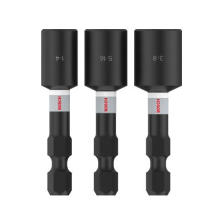 BOSCH PRO Impact Skrutkovač 3 kusy 50 mm (1/4" / 5/16" / 3/8") 1/4" Hex