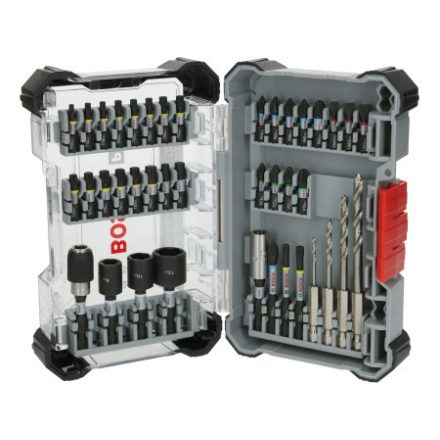 BOSCH PRO Sada nástrojov pre vplyv a drevené vŕtačky 40 kusov 1/4" Hex