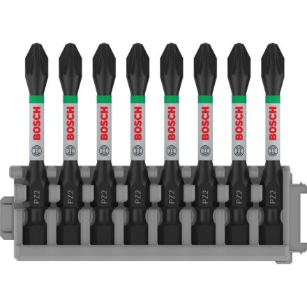 BOSCH PRO Bitový nástavec PZ2 x 8ks / 55 mm Pick & Click