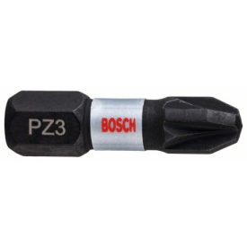 BOSCH Hrot bitu PZ3 x 25 mm 1/4" Impact Control (2 ks) BOSCH Hrot bitu PZ3 x 25 mm 1/4" Impact Control (2 ks)