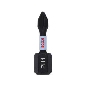 BOSCH Hrot bitu PH1 x 25 mm 1/4" Impact Control (2 ks) BOSCH Hrot bitu PH1 x 25 mm 1/4" Impact Control (2 ks)