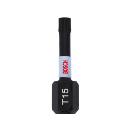 BOSCH Hrot bitu Torx T15 x 25 mm 1/4" Impact Control (2 ks)