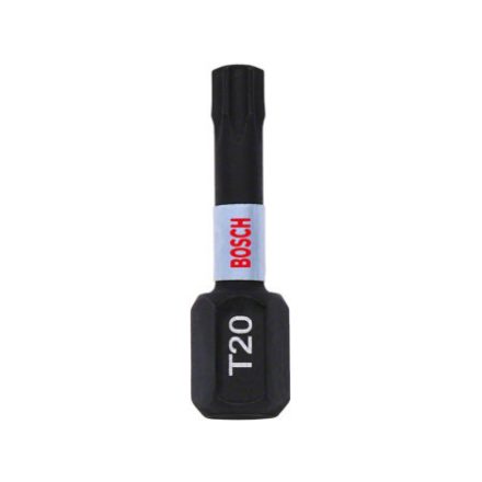 BOSCH Hrot bitu Torx T20 x 25 mm 1/4" Impact Control (2 ks)