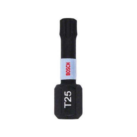 BOSCH Hrot bitu Torx T25 x 25 mm 1/4" Impact Control (2 ks)