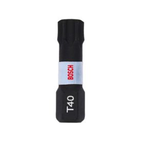 BOSCH Hrot bitu Torx T40 x 25 mm 1/4" rázová kontrola (2 ks)   BOSCH Hrot bitu Torx T40 x 25 mm 1/4" rázová kontrola (2 ks)