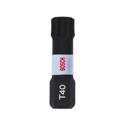BOSCH Hrot bitu Torx T40 x 25 mm 1/4" rázová kontrola (2 ks)