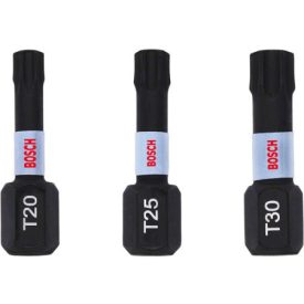 Sada bitov BOSCH 3-dielna Torx T20 / T25 / T30 x 25 mm Kontrola nárazu   Sada bitov BOSCH 3-dielna Torx T20 / T25 / T30 x 25 mm Kontrola nárazu