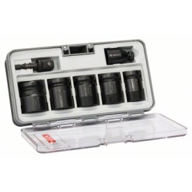 Sada nástrčných kľúčov BOSCH 7 dielov 1/2" (13-17-19-21-24 mm) Kontrola príklepu   Sada nástrčných kľúčov BOSCH 7 dielov 1/2" (13-17-19-21-24 mm) Kontrola príklepu