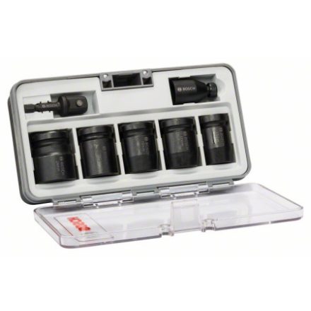 Sada nástrčných kľúčov BOSCH 7 dielov 1/2" (13-17-19-21-24 mm) Kontrola príklepu