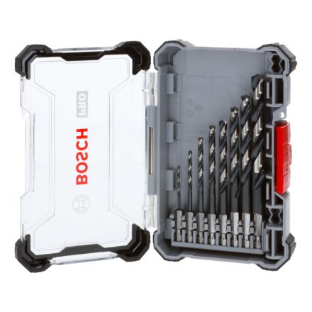 BOSCH PRO Sada špirálových vŕtačiek 8 ks 2,0 - 10 mm HSS-G s bitovým uchytením