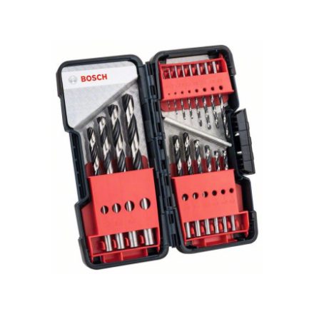 BOSCH Sada skrutkových vrtákov ToughBox 18 kusov 1,0-10,0 mm HSS PointTeQ