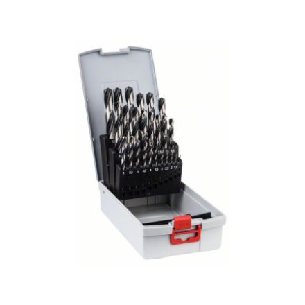 BOSCH Sada skrutkových vrtákov ProBox 25 kusov 1,0-13,0 mm HSS PointTeQ