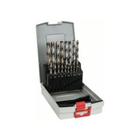 BOSCH Sada šnekových vrtákov ProBox 19 dielna 1,0-10,0 mm 135° HSS-G DIN 338   BOSCH Sada šnekových vrtákov ProBox 19 dielna 1,0-10,0 mm 135° HSS-G DIN 338