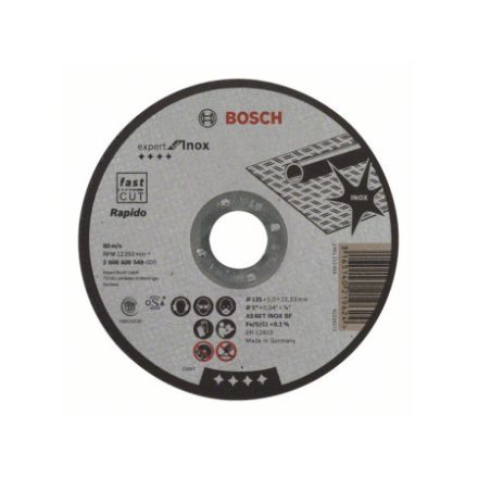 BOSCH Rezný kotúč na kov 125 x 1,0 x 22,2 mm rovný Expert for Inox - Rapido