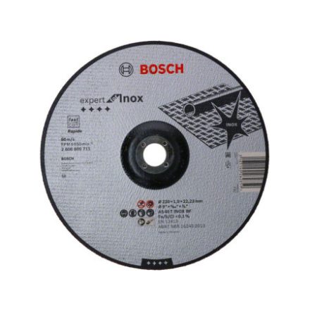 BOSCH Rezný kotúč na kov 230 x 1,9 x 22,2 mm Expert for Inox ohýbaný AS 46 T INOX BF